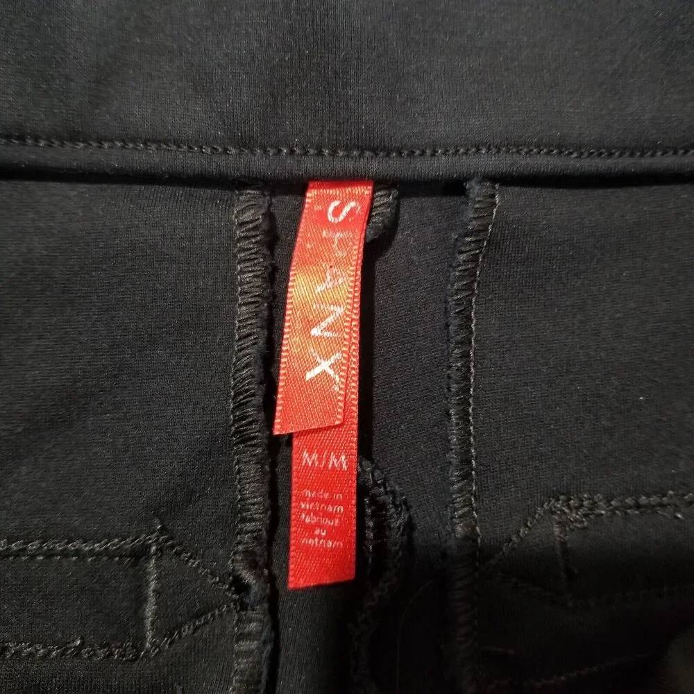 SPANX Medium The Perfect Black Pant Ankle Backseam Skinny Classic Black 20251R
